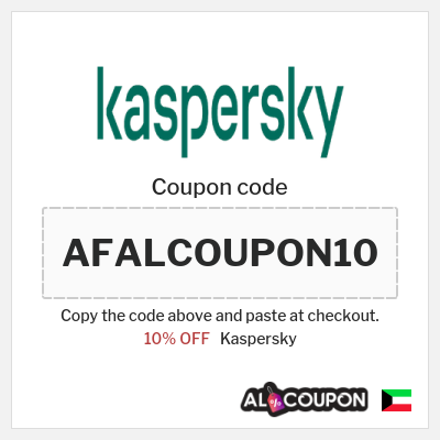 Coupon discount code for Kaspersky 10% OFF