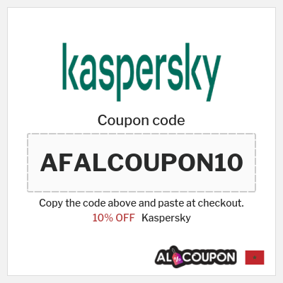 Coupon discount code for Kaspersky 10% OFF