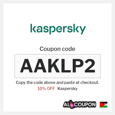 Coupon discount code for Kaspersky 10% OFF