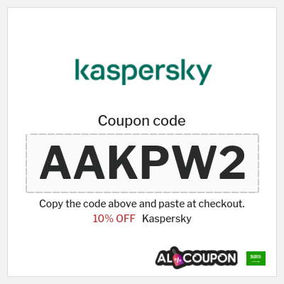 Coupon discount code for Kaspersky 10% OFF