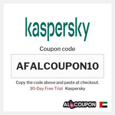 Coupon for Kaspersky (AFALCOUPON10) 30-Day Free Trial