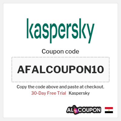 Coupon for Kaspersky (AFALCOUPON10) 30-Day Free Trial
