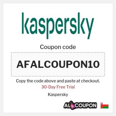 Coupon for Kaspersky (AFALCOUPON10) 30-Day Free Trial