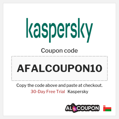 Coupon for Kaspersky (AFALCOUPON10) 30-Day Free Trial