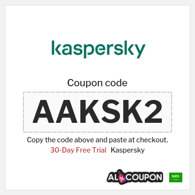 Coupon for Kaspersky (AAKSK2) 30-Day Free Trial