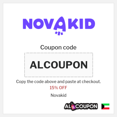 Coupon for Novakid (ALCOUPON) 15% OFF