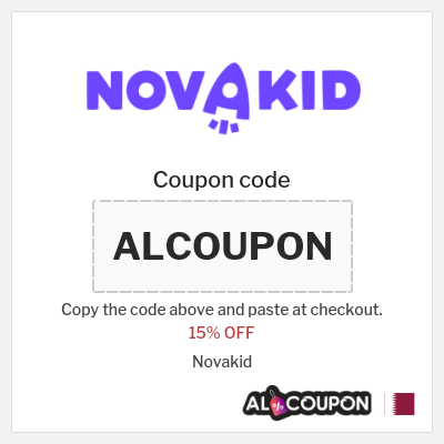 Coupon for Novakid (ALCOUPON) 15% OFF