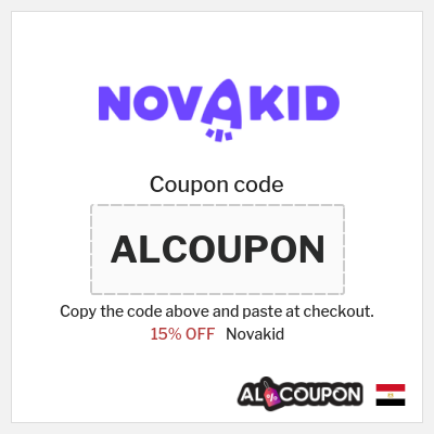 Coupon for Novakid (ALCOUPON) 15% OFF