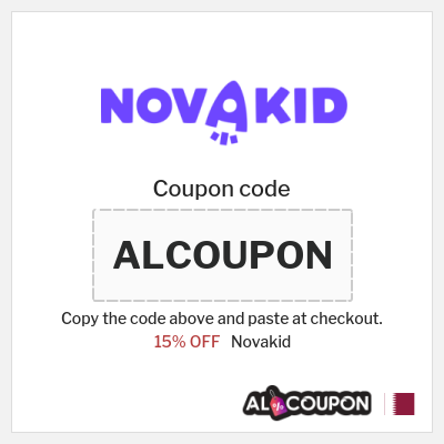 Coupon for Novakid (ALCOUPON) 15% OFF