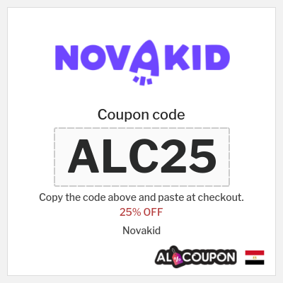 Coupon for Novakid (ALC25) 25% OFF