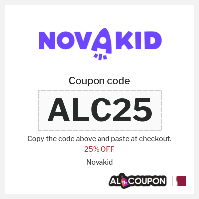 Coupon for Novakid (ALC25) 25% OFF