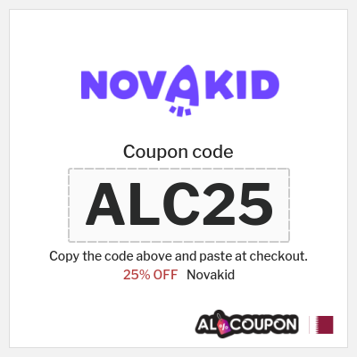 Novakid Coupon (ALC25) Novakid Promo Code 2026