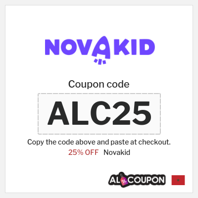 Coupon for Novakid (ALC25) 25% OFF