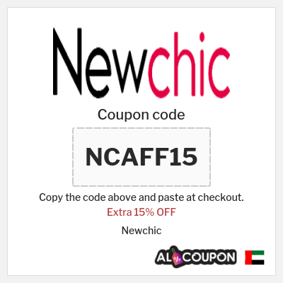 Coupon discount code for Newchic 15% OFF