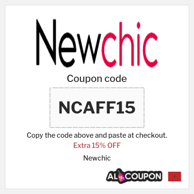 Coupon discount code for Newchic 15% OFF