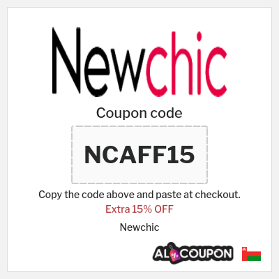 Coupon discount code for Newchic 15% OFF