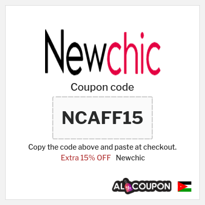 Coupon discount code for Newchic 15% OFF