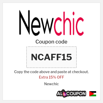Coupon for Newchic (NCAFF15) Extra 15% OFF 