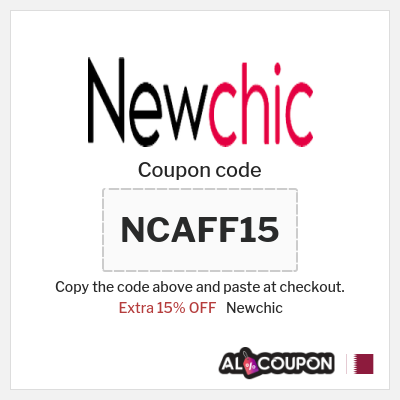 Coupon for Newchic (NCAFF15) Extra 15% OFF 