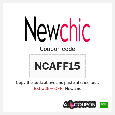 Coupon for Newchic (NCAFF15) Extra 15% OFF 