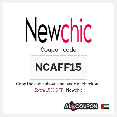 Coupon for Newchic (NCAFF15) Extra 15% OFF 