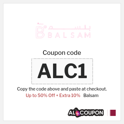 Coupon discount code for Balsam 10% OFF