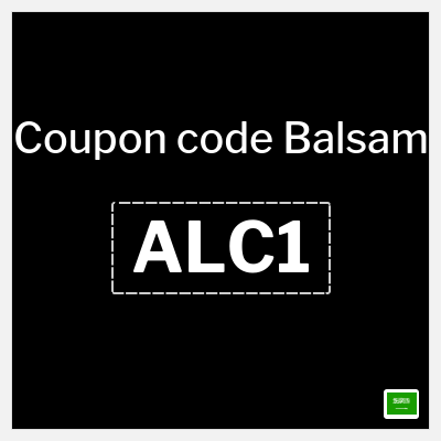 Coupon discount code for Balsam 10% OFF