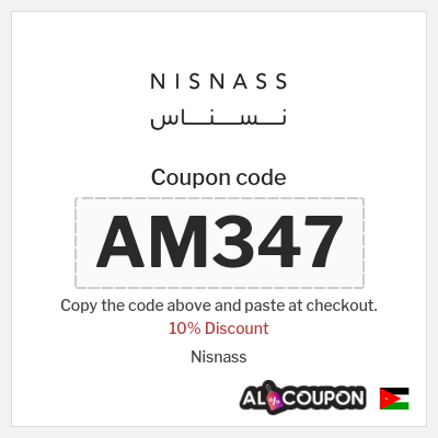 Coupon for Nisnass (AM347) 10% Discount