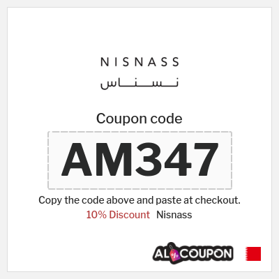 Coupon for Nisnass (AM347) 10% Discount