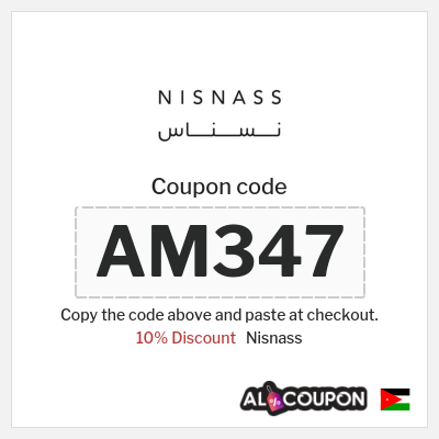 Coupon for Nisnass (AM347) 10% Discount