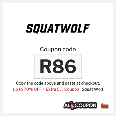 Coupon discount code for Squat Wolf Exclusive 5% OFF Coupons
