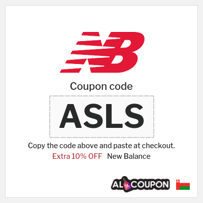 Coupon discount code for New Balance 10% OFF
