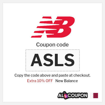 Coupon for New Balance (ASLS) Extra 10% OFF