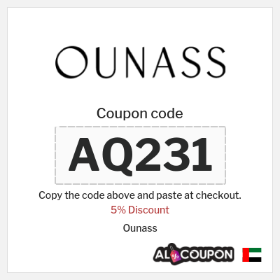 Ounass Coupon (AQ290) Ounass Discount Code 2025