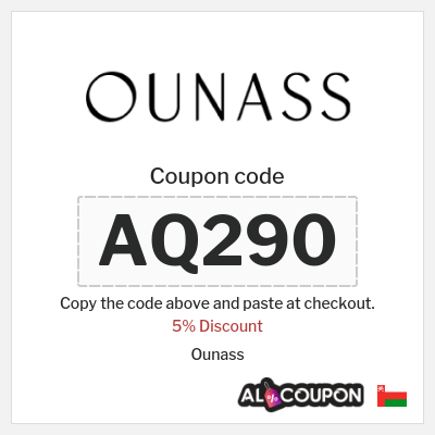 Coupon for Ounass (AQ290) 5% Discount