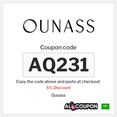 Ounass Coupon (AQ290) Ounass Discount Code 2025