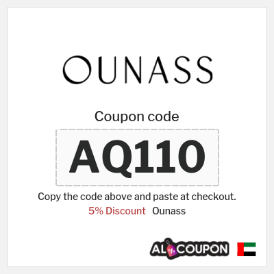 Coupon for Ounass (AQ290) 5% Discount