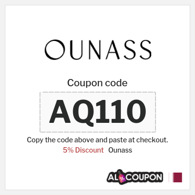 Coupon for Ounass (AQ290) 5% Discount