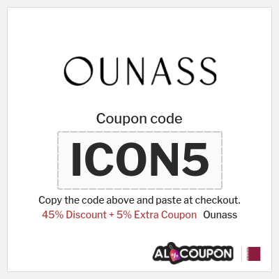 Ounass Coupon (ICON5) Ounass Promo Code  November 2025