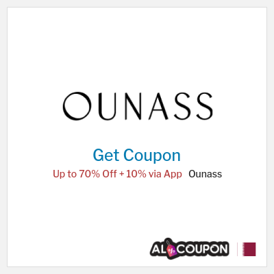 Coupon for Ounass Up to 70% Off + 10% via App