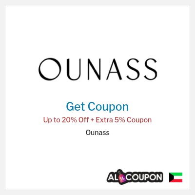 Coupon for Ounass Up to 20% Off + Extra 5% Coupon