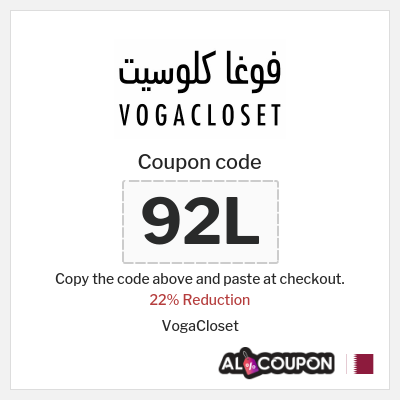 VogaCloset Coupon (92L) VogaCloset code 2024