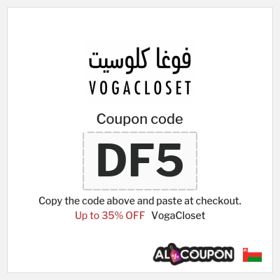 VogaCloset Coupon (DF5) VogaCloset code 2025