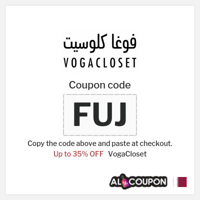 VogaCloset Coupon (FUJ) VogaCloset code 2026