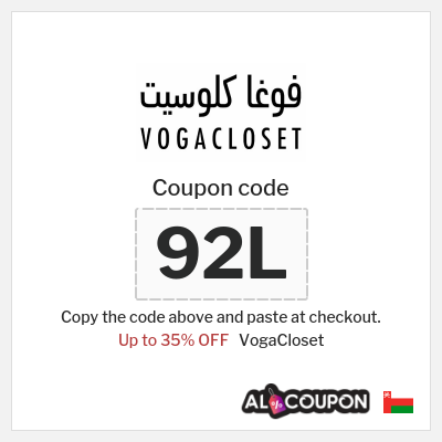 VogaCloset Coupon (92L) VogaCloset code 2025