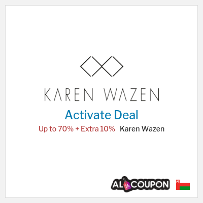 Coupon discount code for Karen Wazen 10% OFF
