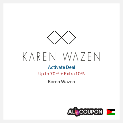Special Deal for Karen Wazen Up to 70% + Extra 10%