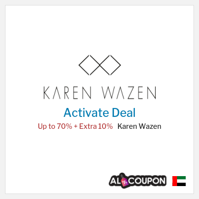 Special Deal for Karen Wazen Up to 70% + Extra 10%