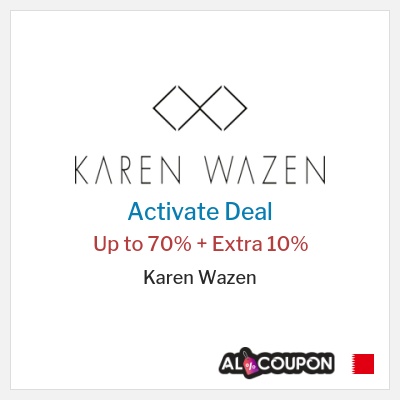 Special Deal for Karen Wazen Up to 70% + Extra 10%