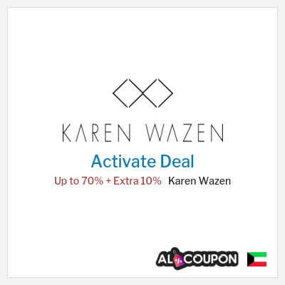 Special Deal for Karen Wazen Up to 70% + Extra 10%